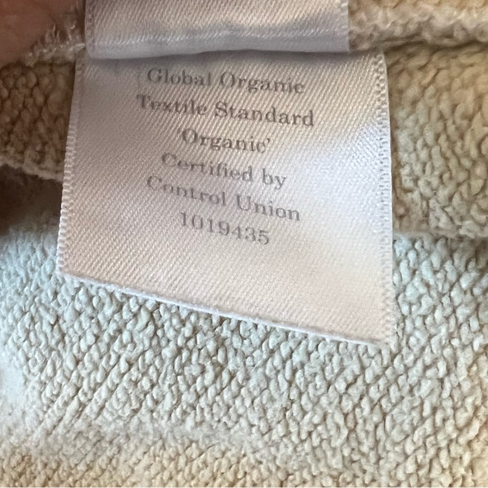 Everlane The Track Jogger Sweatpants Organic Cotton French Terry Cream - Picture 11 of 13